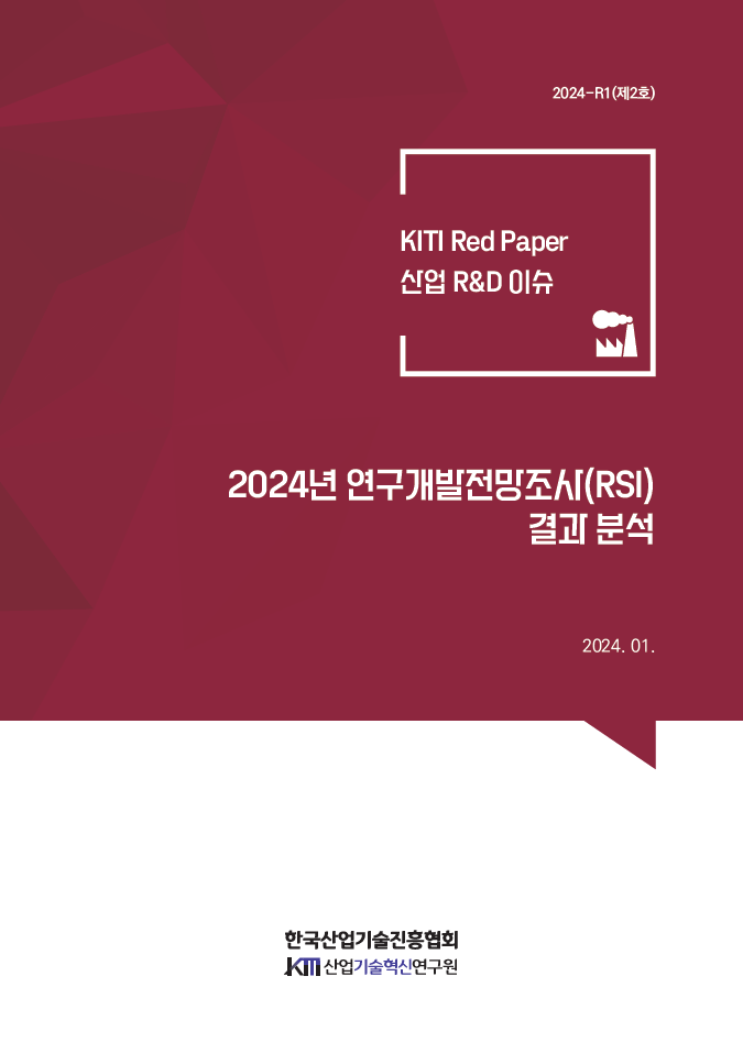 [KITI Red Paper] 2024년 연구개발전망조사(RSI) 결과 분석 / 장새롬
